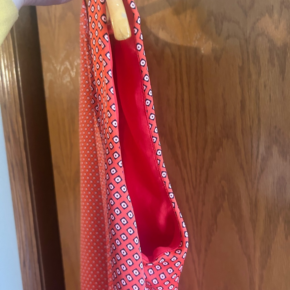 Banana Republic Red Patterned Mini Dress - Picture 6 of 8